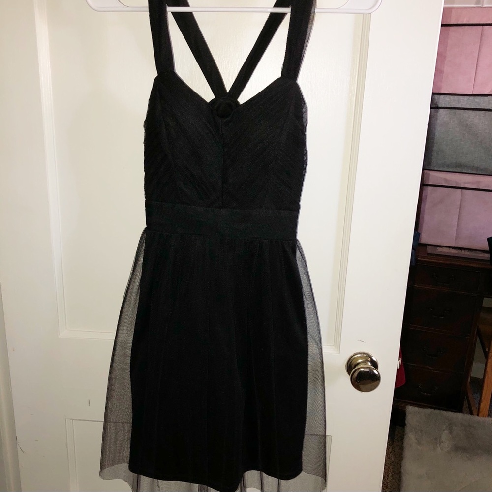 Hailey Logan Dress by Adriana Papell Black Mini
